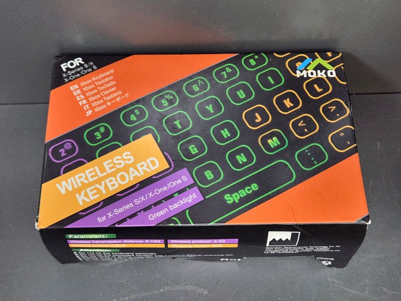 Moko Wireless Keyboard For Xbox Series Xbox One Black | 049500121080 ...