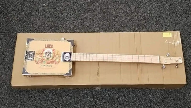 Lace Cigar Box Guitar - Secret Society | 031000343909 | Cash Converters