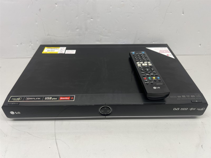 LG Rht497h Freeview + DVD Recorder / Player With 160GB HDD. Black ...