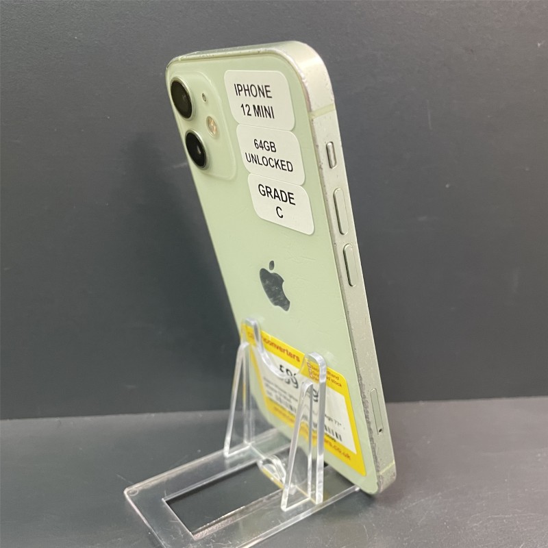 Apple iPhone 12 Mini 77% Battery Health 64GB Green for £99.98