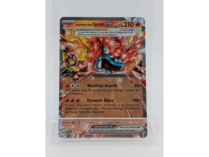 040 167 pokemon card Attack 2 Pokemon TCG: Twilight Masquerade 4x