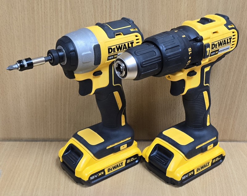 Dewalt Dcd778 18V Xr Hammer Drill + Dcf787 18V Xr Impact Driver ...