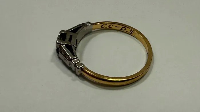 CHARM & LUCK MONTREAL - Ceinture En Cuir Brun Véritable Avec Pierres - Taille L - Neuf Avec étiquette