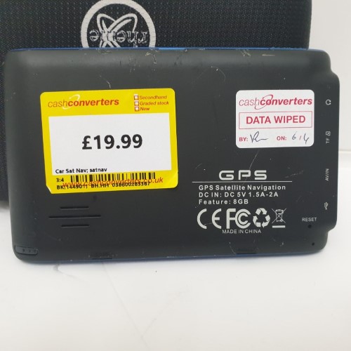 Navpal 5" Touchscreen Sat Nav System. Blue 038600283367 Cash Converters