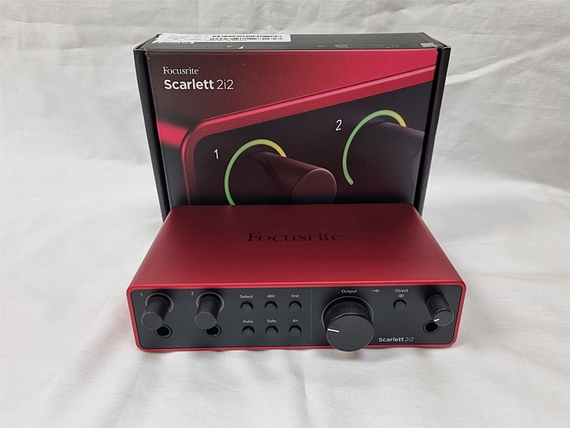 Focusrite Scarlett 2I2 4th Gen for £139.99 Second Hand