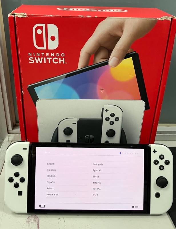 Nintendo Switch Oled 32GB White for £149.99 Second Hand