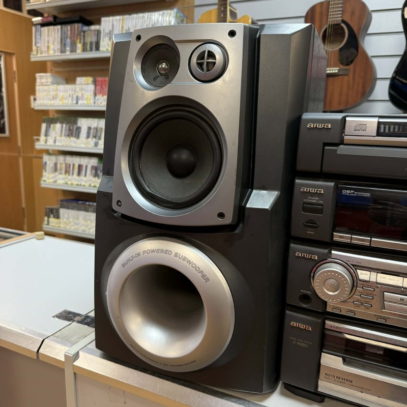 Aiwa Z-R880 X2 Speakers Black | 046000126758 | Cash Converters