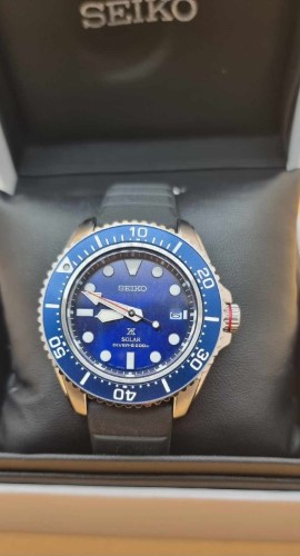 Watch Mens Seiko Solar Diver 43mm Sne593p 046000103288 Cash