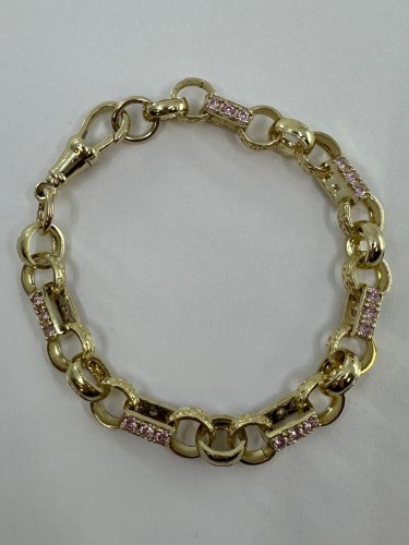 12MM Patterned Belcher Chain and Bracelet Set (Gold Filled) – Luccicante