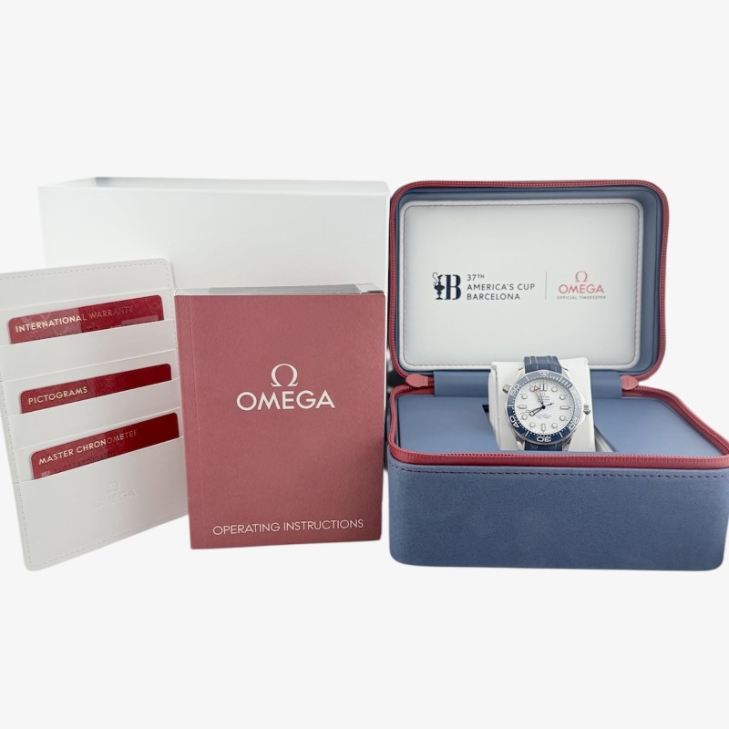 Omega Watch Mens Seamaster America's Cup Edition (2024) | 021700410136 ...